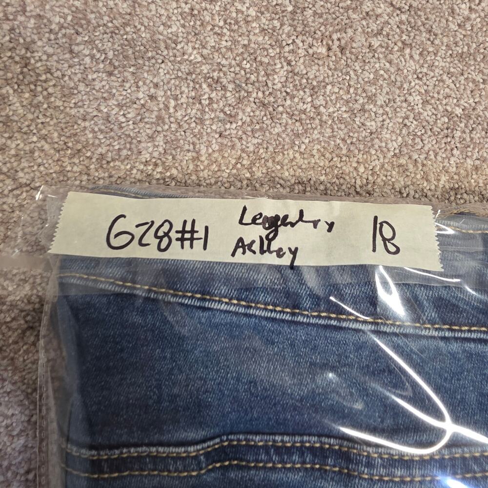 Indie sleaze Ashley Stewart Legendary Bootcut Jeans Plus Size 18 medium wash - Picture 13 of 13